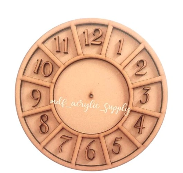 Mdf Clock Base  - 12"