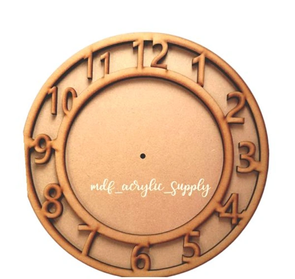 Mdf Clock Base  - 15"