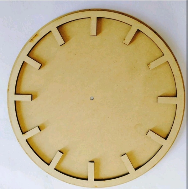 Mdf Clock Base  - 12"