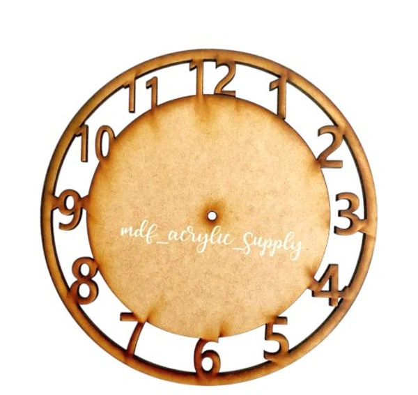 Number Cutting Clock - 12"
