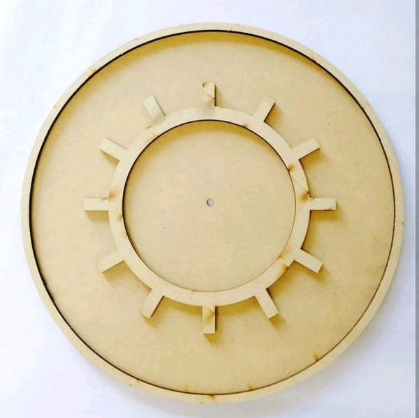 Mdf Clock Base  - 12"