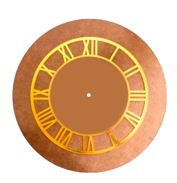 Mdf- Acrylic Clock  - 12"