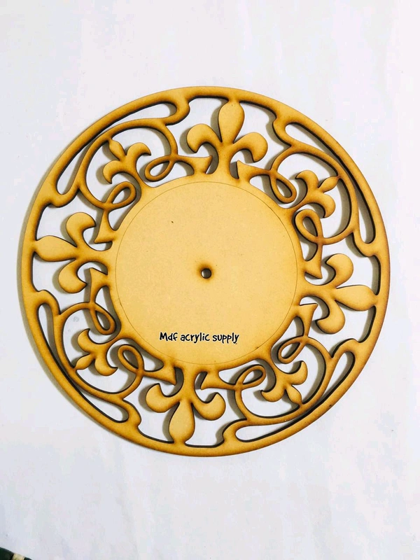 Design Mdf Clock With Machine  - 12"