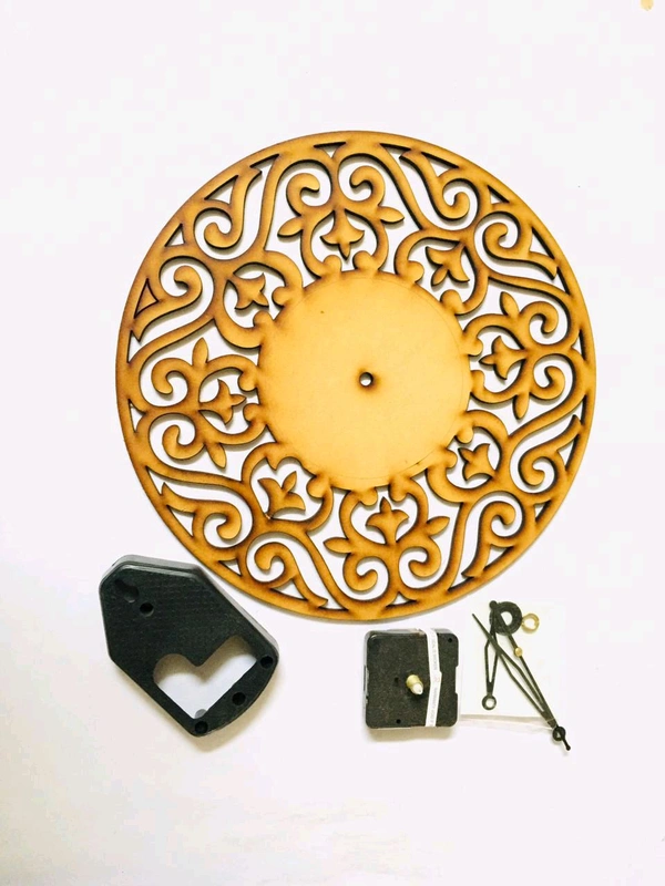 Design Mdf Clock With Machine  - 12"