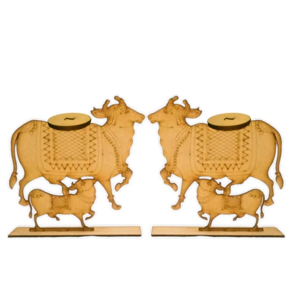 Pichwai Cow Tealight - 6"
