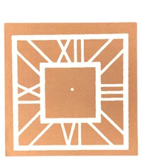 Mdf- Acrylic Clock  - 15"