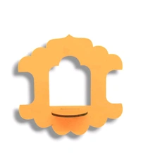 Traditional Diya Stand  - Single, 8/8/3"