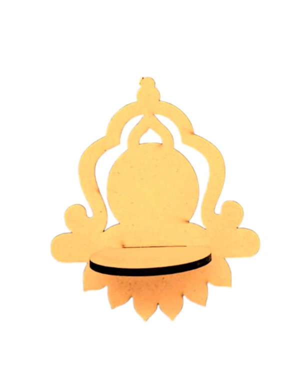 Traditional Diya Stand  - 6/6/3", Pair