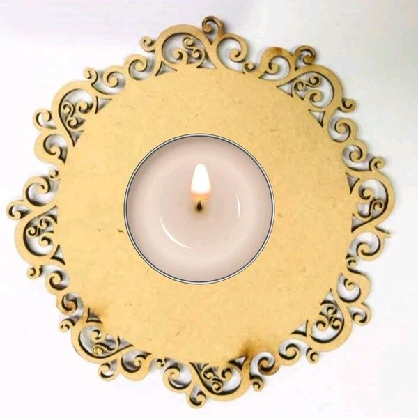 Lasercut Tealight  - 4mm
