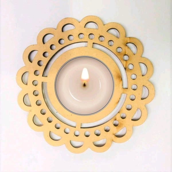 Lasercut Tealight 