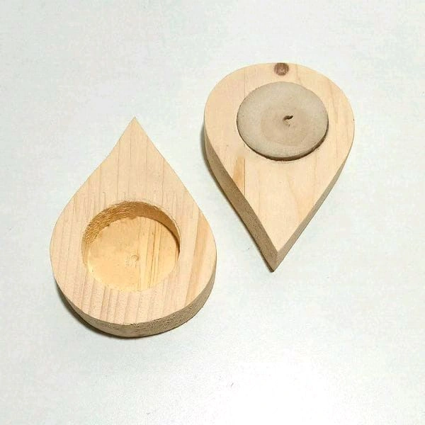 Drop Pinewood Tealight-2 Pcs
