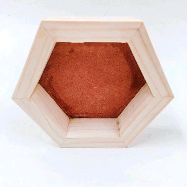 Pinewood Miniature Shadow Box/ Doll House - With Backhook, 3pc