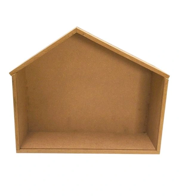 Hut Doll House Shadow Box  - 13/11/3.5 Inches, Without Acrylic Lid