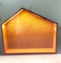 Hut Doll House Shadow Box  - 12/10/2.25"