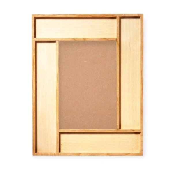 Wooden Platter With Partition  - 12/9/1", With Centre Mdf