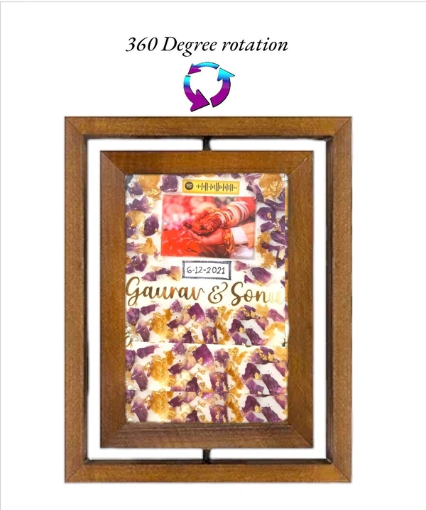 Teakwood 360 Rotating Preservation Frame 