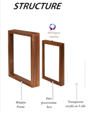 Teakwood 360 Rotating Preservation Frame 