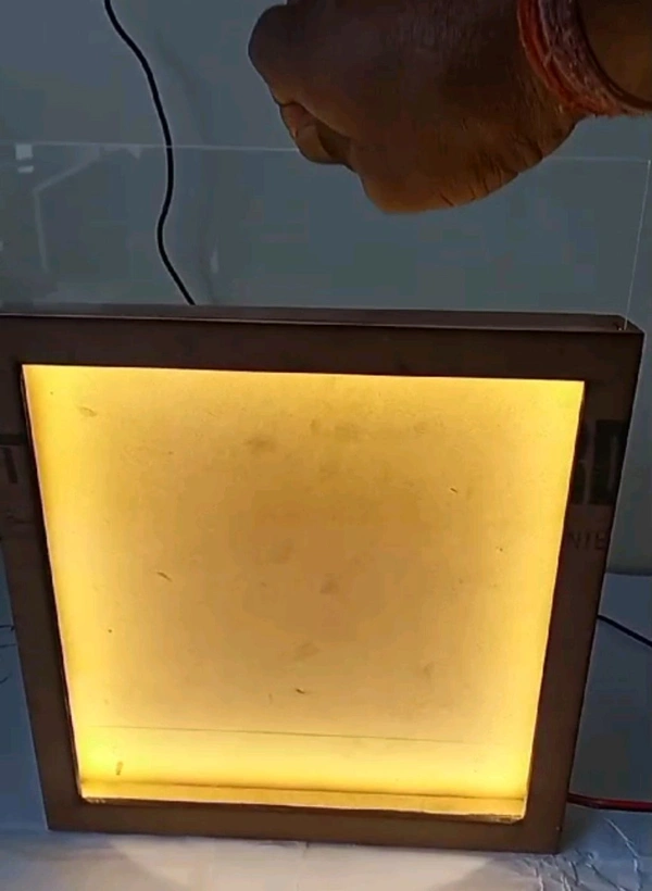 Mdf 4 Side LED Shadow Box -broad Border - 14/12/2"