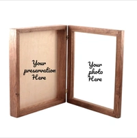 Teakwood Book Frame-1 preservation+Photo Frame  - 7/5/1.5", Mdf Base On Preservation Side