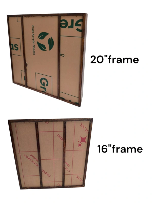 Kaleera , Varmala Preservation Teakwood Frame  - 16/16/4"