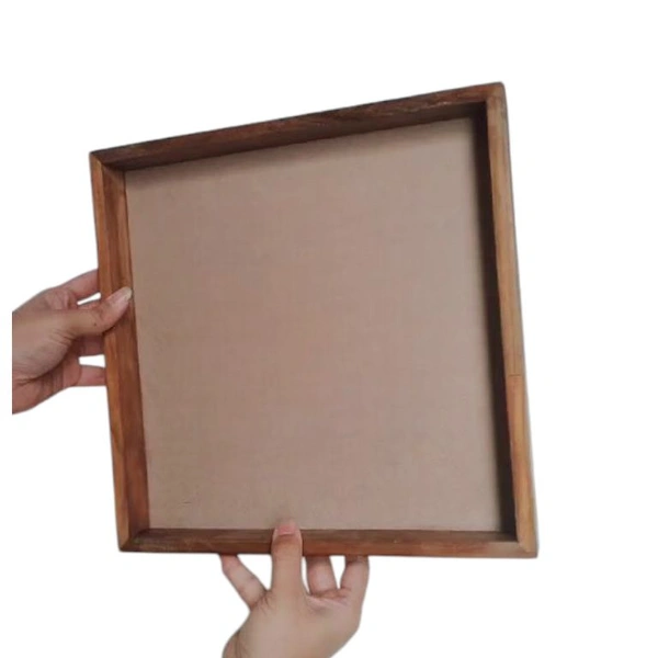 Teakwood Preservation Frame - Mdf Base - 8/8/1.5"