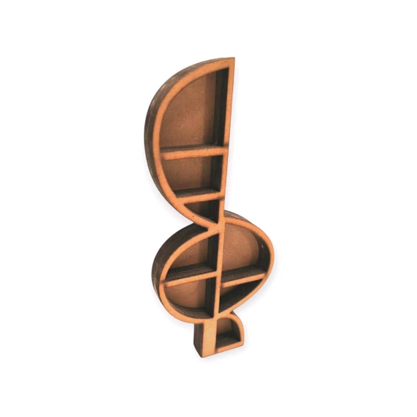 Music Note Miniature Bookshelf - 12 inch, 24 mm