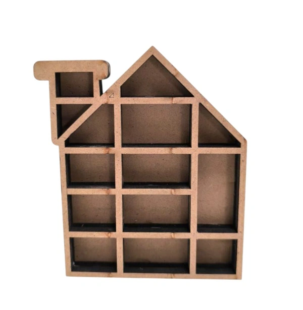 House/ Hut-5 Miniature Bookshelf - 14 inch, 24 mm