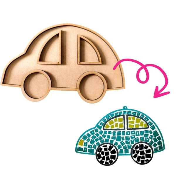 DIY Car-mosaic art - 4 Inch, 4 + 4mm