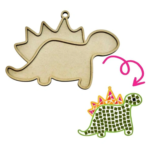 DIY Dinosaur -mosaic art - 12 Inch, 4+6mm