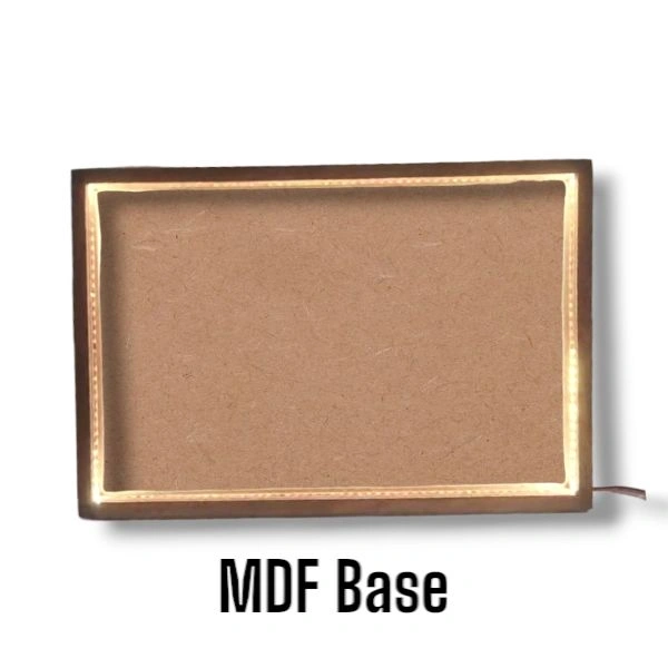 LED Teakwood Preservation Frame - Mdf Base - 12/10/1"