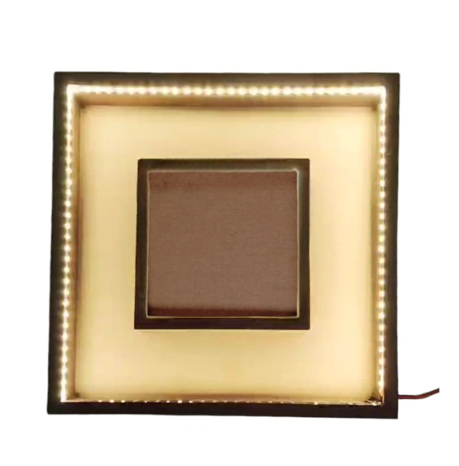 LED Teakwood Double Frame - With Photo