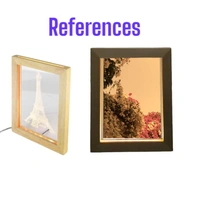 Pinewood LED Photo Frame  - 6/8/1.75"
