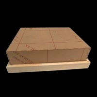 Pinewood Acrylic Wedding Invitation Card Display Box - 5/5/4 Inches