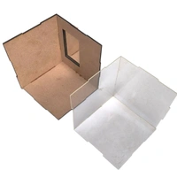 DIY Room Box/ Miniature Room Box:B4 - 10/10/10", Closed Room- With Acrylic Cover
