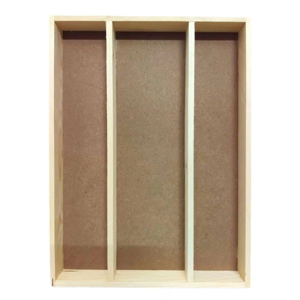 Long Varmala 3 Part Pinewood Preservation Frame - 36/24/2"