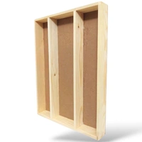 Long Varmala 3 Part Pinewood Preservation Frame - 36/24/2"