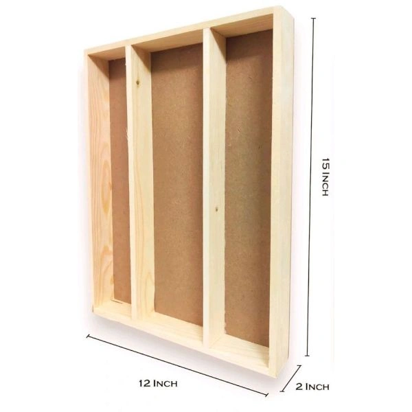 Long Varmala 3 Part Pinewood Preservation Frame - 36/24/2"