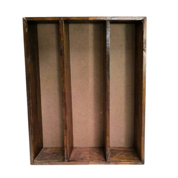 Teakwood Long Varamala Preservation Frame  - 15/12/2"