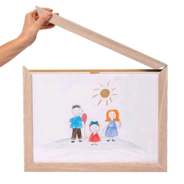 Children drawing memories keepsake photo frame - A4