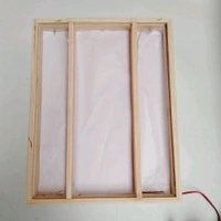 Pinewood LED 3 Part Frame  - 24/18/2inch, Mdf Base