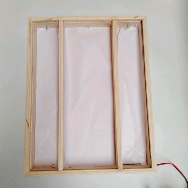 Pinewood LED 3 Part Frame  - 24/18/2inch, Transparent Acrylic Base
