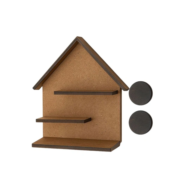 Hut Miniature Fridge Magnet  - 5/4", 5 Pcs