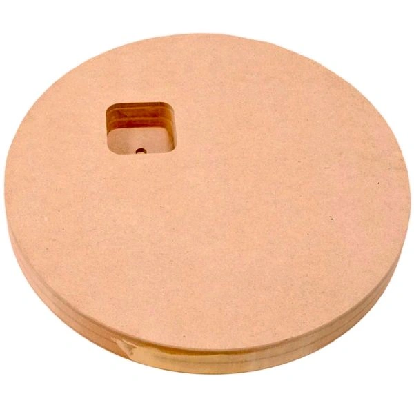 Geode/ Agate Flower Preservatio Mdf Clock Base  - 20inch, 24mm