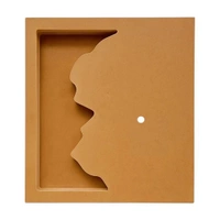 Geode/ Agate Flower Preservation Mdf Clock Base  - 20inch, 40mm