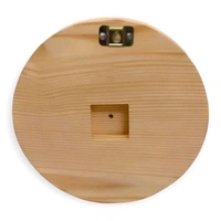 Pinewood Flower Preservation/ Casting Resin Clock Base - 10 Inch