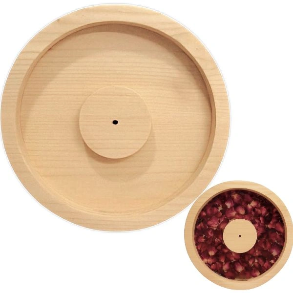 Pinewood Flower Preservation/ Casting Resin Clock Base - 16"