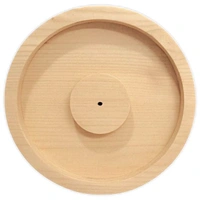 Pinewood Flower Preservation/ Casting Resin Clock Base - 16"