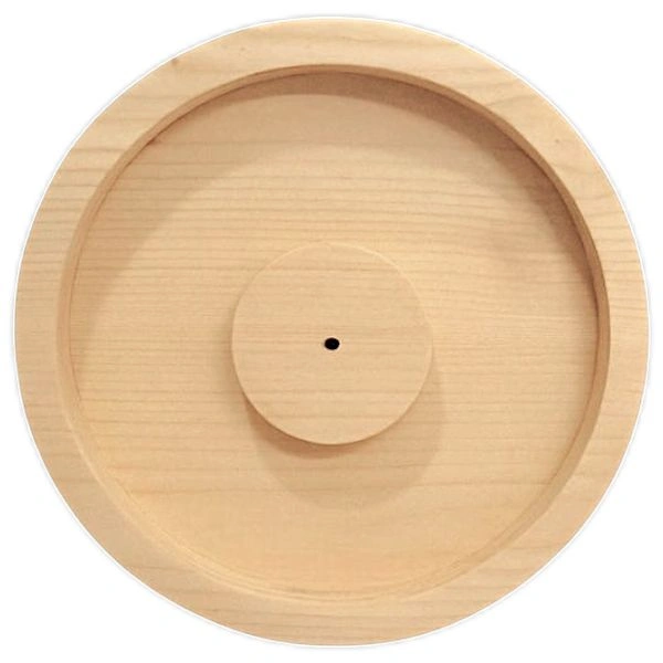 Pinewood Flower Preservation/ Casting Resin Clock Base - 16"