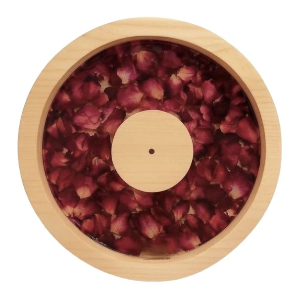 Pinewood Flower Preservation/ Casting Resin Clock Base - 16"