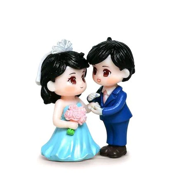 Miniature Wedding Couple Pair